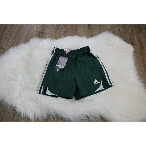 NWT Rare 2003 Adidas MIL Climacool Polyester Soccer Shorts Youth Girls Large - Picture 1 of 12